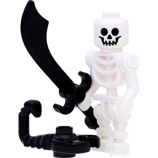 LEGO Minifigur Skelett mit Skorpion und Schwert (Halloween, Piraten)