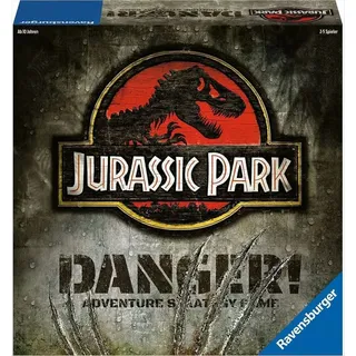 Ravensburger 20965 - Jurassic Park - Danger! - Deutsche Ausgabe des Strategiespiels mit Nervenkitzel für 2-5 Spieler ab 10 Jahren
