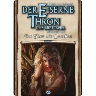 Fantasy Flight Games, Der Eiserne Thron: Das Brettspiel 2. Edition – Ein Tanz mit Drachen, Erweiterung, Expertenspiel, Strategiespiel, 3-6 Spieler, Ab 14+ Jahren, 180 Minuten, Deutsch