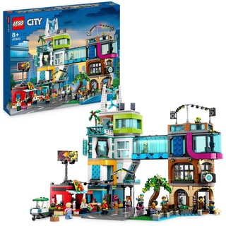 LEGO® Konstruktionsspielsteine Stadtzentrum (60380), LEGO® City, (2010 St), Made in Europe bunt