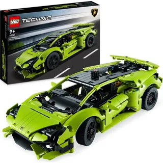 LEGO 42161 Technic Lamborghini Huracán Tecnica Spielzeugauto-Modellbausatz, Rennwagen-Bauset für Kinder, Jungen, Mädchen und Motorsport-Fans, Au... - Bunt