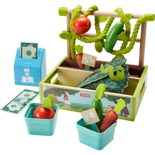 Fisher-Price GGT62 - Marktstand, Holzspielzeug für Kinder ab 3 Jahren