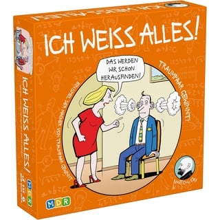 Ich Weiss Alles Brettspiel Gesellschaftsspiel als Lustiges Geschenk für Männer und Frauen Paare Partyspiel Geburtstagsgeschenk Feiern Spiele Kartenspiel Brettspiele Deutsch Spieleabende