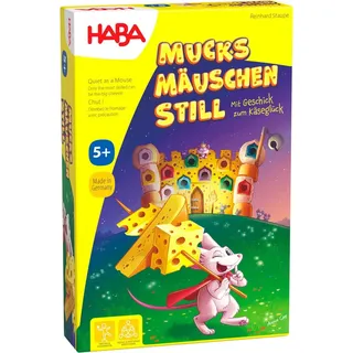 Haba Spiel, Mitbringspiel S Geschicklichkeitsspiel Mucksmäuschenstill 1307010001