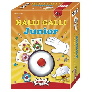 AMIGO Spiel, Familienspiel 07790 - Halli Galli - Junior, Kartenspiel, für 2-4..., Geschicklichkeitsspiele bunt