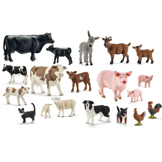Schleich® Spielfigur Tierfiguren - Bauernhof-Set