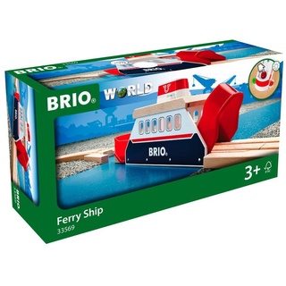 BRIO® Spielzeugeisenbahn-Lokomotive Brio World Eisenbahn Fähre Licht und Sound Fähre 3 Teile 33569
