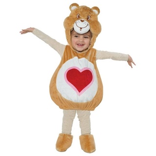 Underwraps Kostüm Die Glücksbärchis Schmusebärchi, Glücklicher Bär = glückliches Kind braun