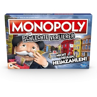 Monopoly für schlechte Verlierer Brettspiel ab 8 Jahren – Das Spiel, bei dem es sich auszahlt, zu verlieren