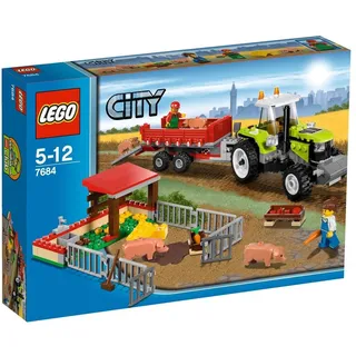 Lego City 7684 - Ferkel-Gehege mit Traktor (Neu differenzbesteuert)