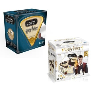 Winning Moves Spiel Trivial Pursuit Harry Potter Vol.1 + Vol. 2 (Bundle), Wissenspiel beige