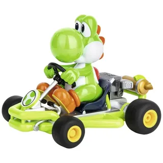 Carrera RC I 2,4GHz Mario Kart Pipe Kart I Yoshi RC-Fahrzeug I Offiziell lizenziert I Authentisches Design I Für Nintendo-Fans I Ferngesteuertes Auto