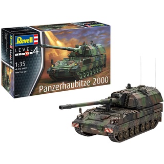 Revell REV-03279 Panzerhaubitze 2000 Armored Howitzer Toys, Mehrfarbig, 1/35