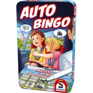 Schmidt Spiele Spiel, Schmidt Spiele Reisespiel Zuordnungsspiel Auto-Bingo 51434