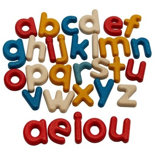Plantoys Lernspielzeug Alphabet Kleinbuchstaben bunt