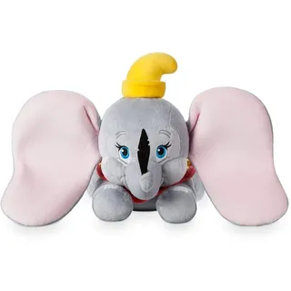 Disney Store Kuscheltier Dumbo als Kleiner Elefant, 31 cm / 12", mit abstehenden Ohren und Stickerei, in Flugstellung, für alle Altersstufen geeignet