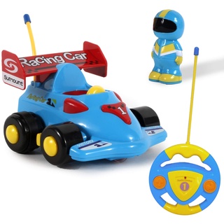 Baby Challenge - Rennwagen - Mein erstes Fahrzeug - 050215 - Ferngesteuertes Auto - Blau - Mit Sound und Licht - 1/24 - Batterien Nicht enthalten - Kunststoff - Ab 24 Monaten