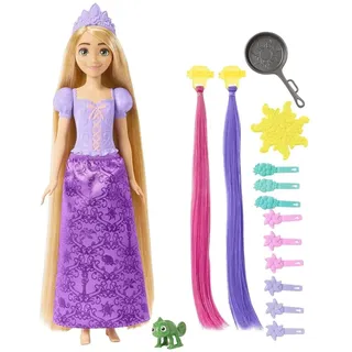 Mattel HLW18 - Disney Princess - Haarspiel Rapunzel inkl. Tierfreunde & Zubehör