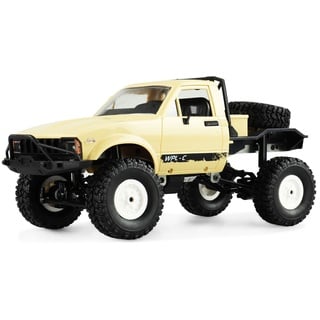 Amewi Pick-Up Truck Sand Brushed 1:16 RC Modellauto Elektro Gelaendewagen Allradantrieb (4WD) RtR 2,, Off-white