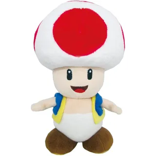 San-Ei - Super Mario - Toad Plüsch - Nintendo lizensiert 20cm