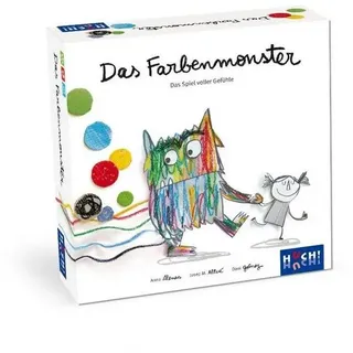 HUCH! Spiel 880550 - Das Farbmonster - Das Spiel, Brettspiel (DE-Ausgabe), Familienspiel, Memo-Spiel bunt