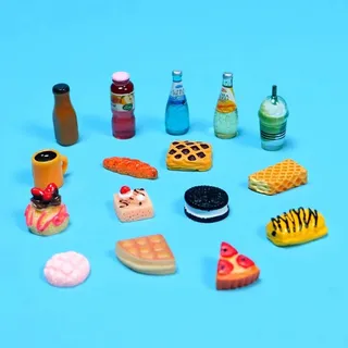 Energize Lab Mini Food Toy, 50 zufällige Lebensmittel für deinen Eilik Desktop Roboter