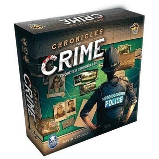 Corax Games Spiel, Familienspiel CORD0004 - Chronicles of Crime, Brettspiel für 1 - 4..., mit App-Unterstützung bunt
