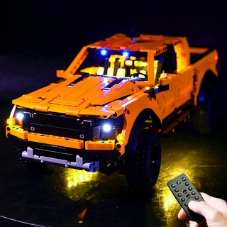 Für Lego 42126 Technic Ford F-150 Raptor Pick-Up-Truck LED Beleuchtung Licht-Set, Upgrade Zubehör Kompatibel mit Lego 42126 Bausteinen Modell(Nicht Enthalten Lego Modell)