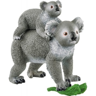 Schleich® Spielwelt Schleich® 42566 Koala Mutter mit Baby bunt|grau