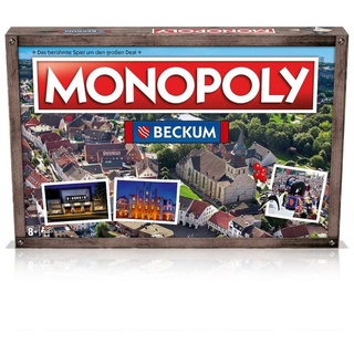 Winning Moves Spiel, Brettspiel »Monopoly Beckum Gesellschaftsspiel Brettspiel Spiel« braun