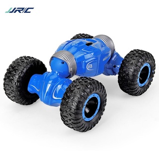 Fernbedienung Auto Stunt Auto Spielzeug 2,4 GHz 4WD RC Doppelseitiges Rotierendes Auto mit Offroad High Speed ​​Klettern, Blau