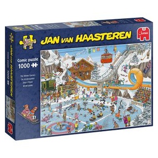 Jumbo Puzzle Jan van Haasteren - Winterspiele, 1000 Teile, ab 12 Jahre
