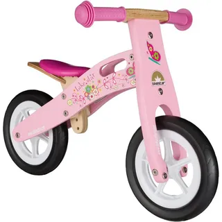 Bikestar Laufrad Holz 10 Zoll rosa