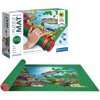 Clementoni Puzzlerolle - Einfaches Aufbewahrungssystem für Puzzle bis 2000 Teile - Puzzle-Matte aus Filz 105 x 78 cm, Puzzle-Zubehör 30229