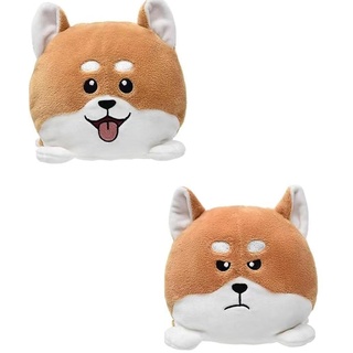 Brigamo 【Prime Deal】 Plushie 2in1 Plüsch Hund Doge Meme Shiba Inu Doge Coin Plüschtier, extra weich
