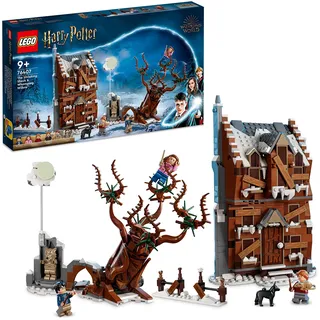 LEGO Harry Potter Heulende Hütte und Peitschende Weide, 2in1 Set aus der Gefangene von Askaban, mit 6 Minifiguren inkl. Sirius Black und Remus Lupin, Fanartikel aus der Wizarding World 76407