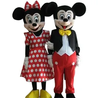 Sinoocean Mickey Maus und Minnie Maus Erwachsene Maskottchen Kostüme Cosplay Fancy Kleid Outfits (Mickey Mouse)