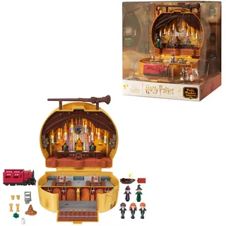 Polly Pocket Sammler-Spielset, Harry Potter-Schatulle mit 5 Puppen und 11 Zubehörteilen, HRD56