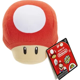 Nintendo Kuscheltier Nintendo Super Mario Funktionsplüsch Power Up Mushroom, 20 cm