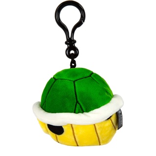 TOMY Club Mocchi Mocchi Ninja Mario Kart-Clip n Plüschtier, grün, 10 cm, T12948, Super Mario zum Aufhängen, Schlüsselanhänger, Nintendo, kleines Geburtstagsgeschenk, ideal für Mario-Fans