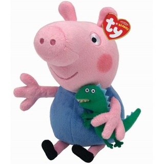 Ty - Beanie Babies Licensed - Peppa Pig - George Pig, med.