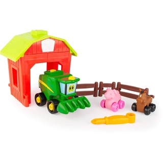 Bau dir deinen Corey Freund Traktor Spielzeug, Schiebe Spielzeug Traktoren für Kleinkinder, Interaktives Spielzeug zum Schieben, Push Toys geeignet ab 18 Monaten, 2 & 3 Jahren, für Jungen und Mädchen