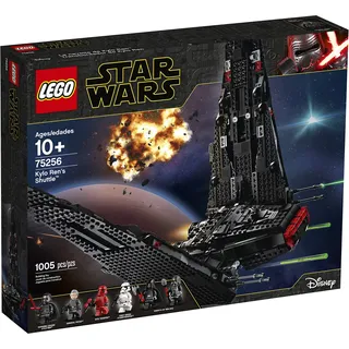 LEGO 75256 Star Wars Kylo Rens Shuttle, Raumschiff-Bauset mit 2 Spring Shootern, Der Aufstieg Skywalkers Kollektion