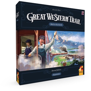 Eggert Spiele | Rails to The North - Great Western Trail 2nd Edition | Brettspiel | Alter 12+ | 1-4 Spieler | 75-150 Minuten Spielzeit