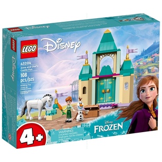 LEGO® Konstruktionsspielsteine LEGO® DisneyTM 43204 Annas und Olafs Spielspaß im Schloss, (108 St)