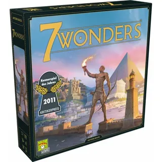 Asmodee Spiel 7 Wonders - Grundspiel - neues Design, Brettspiel