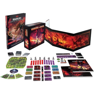 Dungeons & Dragons Dragonlance: Shadow of The Dragon Queen Deluxe Edition (D&D-Abenteuer, Spielleiterschirm + Brettspiel Warriors of Krynn Englische Version), D09880000