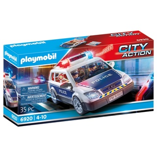 PLAYMOBIL City Action 6920 Polizeiauto mit Licht und Sound, ab 4 Jahren