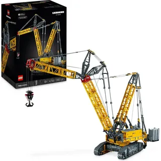 LEGO 42146 Technic Liebherr LR 13000 Raupenkran Set, Baue das ultimative ferngesteuerte Baufahrzeug-Modell mit Control+ App, Kran mit Windensystem ...