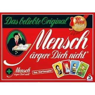 SCHMIDT SPIELE 49288 Mensch ärgere Dich nicht Brettspiel + Kartenspiel